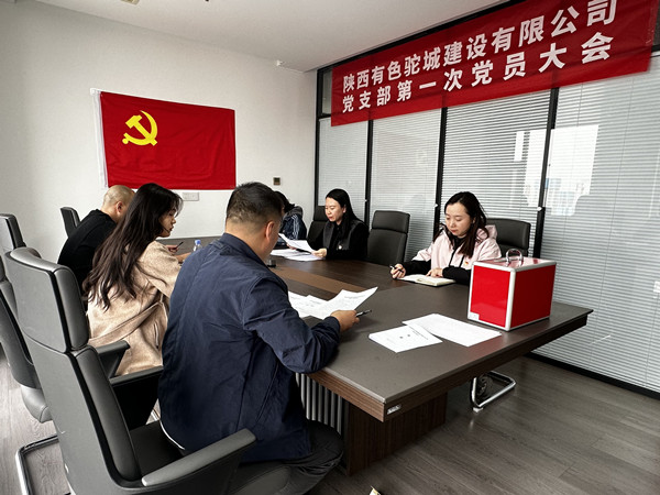 凝心聚力啟新程，有色駝城黨支部正式成立！